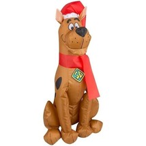Gemmy Scooby-Doo Mystery Fun Christmas Santa Hat Airblown Inflatable NEW - £24.10 GBP