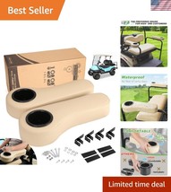 Durable Armrest Set for Golf Carts with Cup Holder - Fits Yamaha, EZGO, ... - $58.50