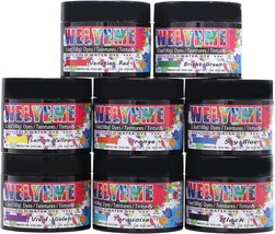 Cold Water Dye Powder, 8-Color Assortment, 7/2-oz. Bulk Jars, for Tie-Dye,  - $76.99