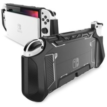 For Nintendo Switch Oled Case 2021 Mumba Blade Series Dockable Tpu Grip Protecti - £26.37 GBP