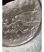 Sterling Silver 1 Troy Oz Snap The Whip 1872 Homer Franklin Mint America... - £39.18 GBP