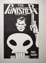 1987 Punisher promo poster: 1980&#39;s Marvel 17x11 comic book promotional p... - £44.86 GBP