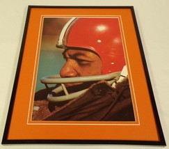 Jim Brown closeup Framed 11x14 Photo Display Cleveland Browns - £27.68 GBP