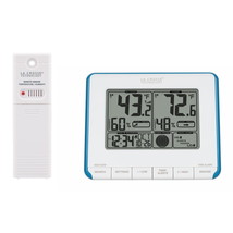 308-1711BL 0.40 Lb Weather Station and Temp Alerts with Wireless Sensor - £35.52 GBP