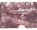 Turtle Creek &amp; Azalea Gardens Old Dallas Texas Scene Postcard - £11.05 GBP