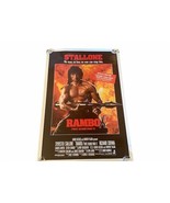 Movie Theater Cinema Poster Lobby Card vtg 1985 Rambo II 2 Sylvester Sta... - £38.80 GBP