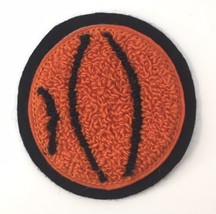 Orange &amp; Black Basketball for Letterman Jacket Rayon Orlon Wool Blend 19... - $20.00