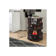 Colutea Revolving Shoe Rack - Beech Chocolate 31 x 23 x 23 in. - $178.86