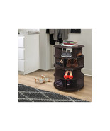 Colutea Revolving Shoe Rack - Beech Chocolate 31 x 23 x 23 in. - $178.86