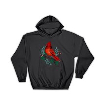 Christmas Cardinal : Gift Hoodie Bird Holidays Cute Animal Winter - £28.30 GBP