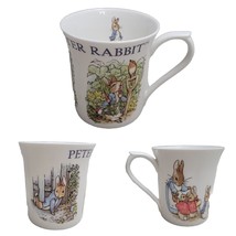 Beatrix Potter Frederick Warne Peter Rabbit Coffe MUG Queens England 100... - $24.24