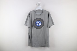 Retro Mens Large Spell Out Woodstock New York Rock N Roll Vinyl Record T... - $34.60