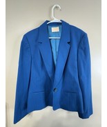 PENDELTON Women’s Blue 100% Wool Blazer - Size 14 - $28.01