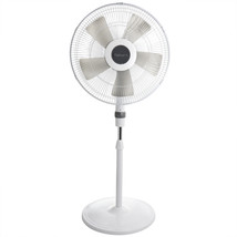 Holmes Oscillating 16 Inch Blade Staind Fan with Metal Grill in White - $91.37