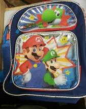 Super Mario bros kids backpack 12” nintendo super mario USED Good Condition - $284.91 MXN