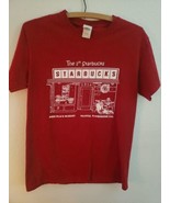 The 1st Starbucks T Shirt Pike Place Market Seattle Coffee Maroon Red Small - £15.55 GBP