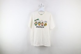 Vintage 90s Mens Medium South Park Jamaica Rasta Park Short Sleeve T-Shirt White - £70.96 GBP