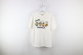 Vintage 90s Mens Medium South Park Jamaica Rasta Park Short Sleeve T-Shirt White - £70.36 GBP