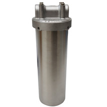 Updated Various Size 304 Stainless Steel Water Filter Housing Cylinder N... - £65.40 GBP