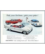 Lot of 5 - 1958 / 1959 DeSoto Firesweep, Firedome, Fire Automobile PRINT... - $166.76 MXN