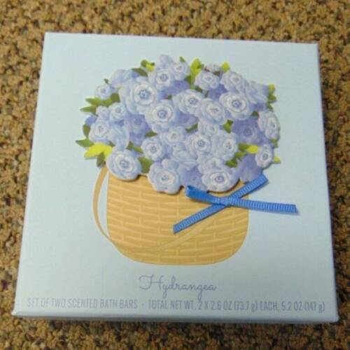 Primary image for 2 Hydrangea Scented Bath Bars in Gift Box