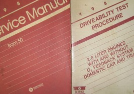 1984 Dodge Ram 50 RAM50 Truck Service Shop Repair Workshop Manual OEM Set  - £33.54 GBP