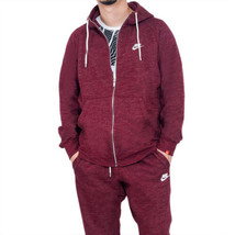 Nike Mens Sportswear Hoodie Color:Bamboo/Newsprint/Red Size:Large - £90.96 GBP