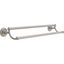 Franklin Brass 9045SN Jamestown Double -towel Bar Rack, 24&#39;, Brushed Nickel - £51.16 GBP