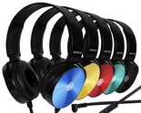 Premium Classroom Headphone With Microphone (5 Pack) - Kids Wired Earpho... - £56.21 GBP