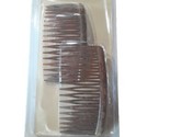NEW Goody 2 Side Combs Brown Hair Accessories Pieces Ladies Womens In Pa... - $6.79