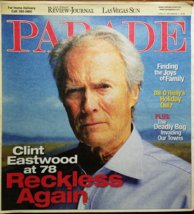 Clint Eastwood, Kristi Yamaguchi @ Parade Magazine Dec 7, 2008 - £4.65 GBP