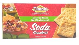 Diamond Bakery Soda Crackers Soda Unsalted Tops 13 Oz. Low Sodium No Cho... - $19.97