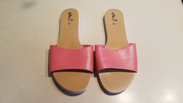 Rue21 etc! Women&#39;s Size L 8/9 Pink Summer Flip Flops - £7.87 GBP