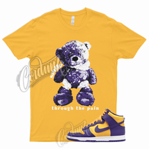 SMILE T Shirt for Dunk High Purple Yellow Court Gold Home Team Away 95 Lebron 1 - £18.74 GBP+