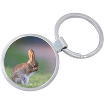 Bunny Rabbit Keychain - Includes 1.25 Inch Loop for Keys or Backpack - $10.77