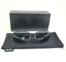 Oakley Sunglasses Square Wire OO4075-04 Carbon Gray Frames Gray Prizm Le... - £178.42 GBP