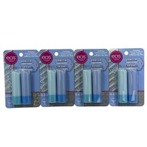 EOS Caramel Brulee Sleigh &amp; Vanilla Sugar Cookie Lip Balm Stick  2pk ea Lot Of 4 - £14.18 GBP