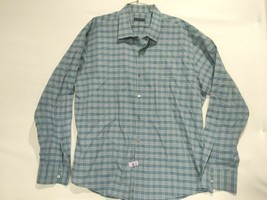 Zachary prell worn once plaid  Blue cotton men shirt size XXL - £25.40 GBP