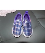 Vans Asher Tye Die Slip On Purple Shoes Sneakers Toddler Size 6 EUC - $684.87 MXN