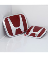 2pcs Red Front Rear Red Emblem Badge Honda CRV RW 2017-2023 - $42.99