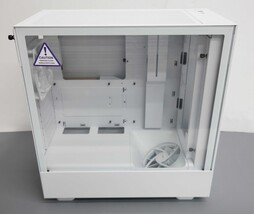 NZXT H5 Flow ATX Mid-Tower PC Case CC-H51FW-01 - White image 4