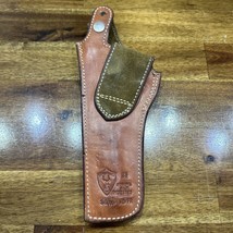 Safariland Holster 29-MD/FR Brown Leather Holster Vintage S&W Smith And Weston - £44.10 GBP