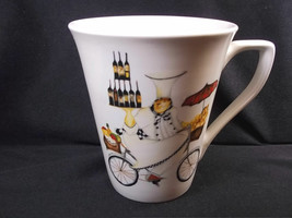 Chefs to Go tapered china coffee mug Oneida Kitchen Jennifer Garant 2004... - £10.04 GBP