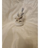 Vintage Porcelain Blue Bird Music Box 4 1/2”. - $34.19 CAD