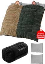 Double Sleeping Bag-Double Sleeping Bags For Adults 2 Person Sleeping Ba... - £112.54 GBP