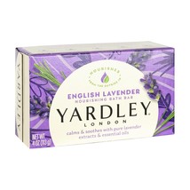 Yardley London English Lavender Naturally Moisturizing Bath Bar, 4 ounce - £9.50 GBP