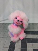 Barbie Pets Posh Plush Pink Poodle 6 Inch Clip On Stuffed Animal Toy - £11.93 GBP