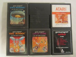 Lot Of 6 Atari 2600 Games Combat Frogger Baseball Yars Revenge Etc [Z81r] - £13.34 GBP