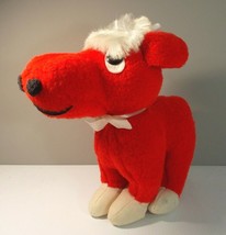 Vintage Red Cow Calf Bull Plush Stuffed Toy Animal Fair By George RARE - £129.48 GBP