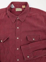 Vintage 90s LL Bean Button Down Plaid Shirt Men’s Sz XXL Distressed Made... - £19.70 GBP